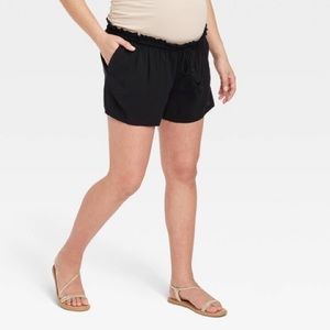 Isabel Maternity Tie-Front Maternity Shorts